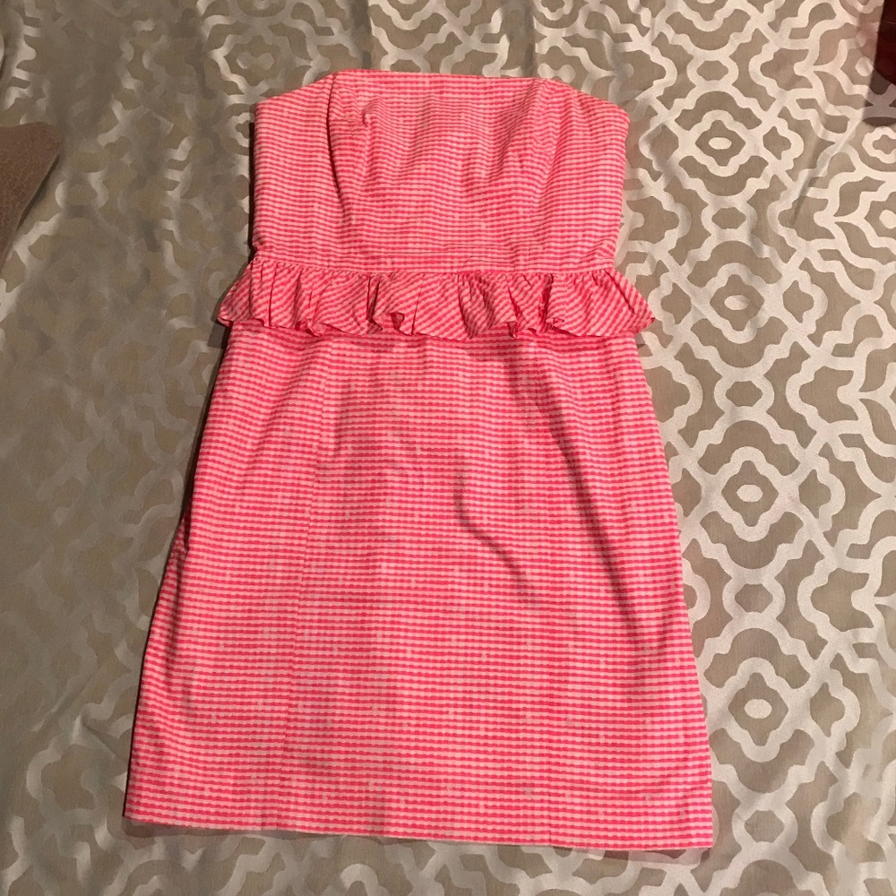 Lilly Pulitzer Pink Checkered Dress